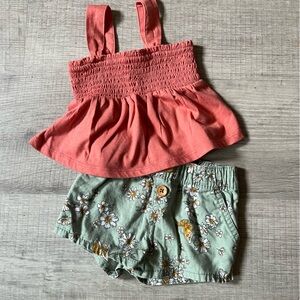 Two outfits size 12 months for baby girl. Causal, lightweight, gently used.